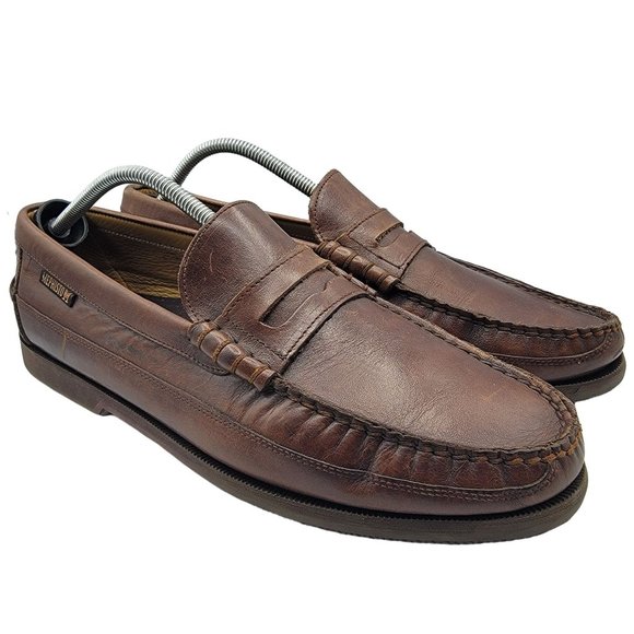 Mephisto Cap Vert Spinnaker Mens 12 Slip On Penny Loafer Dark Brown  Shoes - Picture 1 of 12